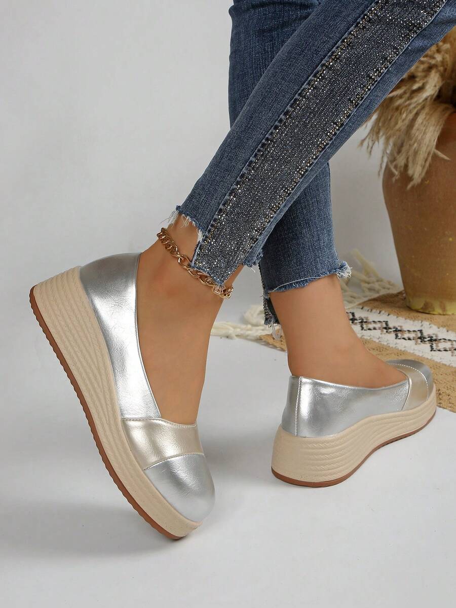 Elevate your footwear collection with these sophisticated platform wedge shoes designed for the modern woman. The striking multi-color palette adapts effortlessly to diverse outfits, from wedding attire to holiday ensembles. Engineered with waterproof technology, these shoes shield your feet from moisture while maintaining breathability. The low-top construction balances ankle coverage with unrestricted movement, while the platform wedge heel distributes weight evenly for all-day comfort. Built with premium