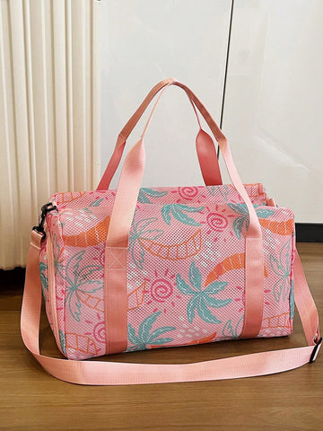 Add a splash of fun to your travels with this stylish pink checkered tie-dye travel bag. Designed for women on the go, its large capacity keeps all your essentials organized while the crossbody style offers hands-free convenience. Perfect for weekend getaways or holidays, this bag combines vibrant style with practical function to brighten every adventure.