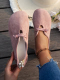 Step into style and comfort with our Stylish Pink Suede Loafers for Women. Perfect for casual office wear and busy moms, these slip-on shoes are both fashionable and comfortable. The soft suede material and effortless design make for an easy and chic addition to any outfit.