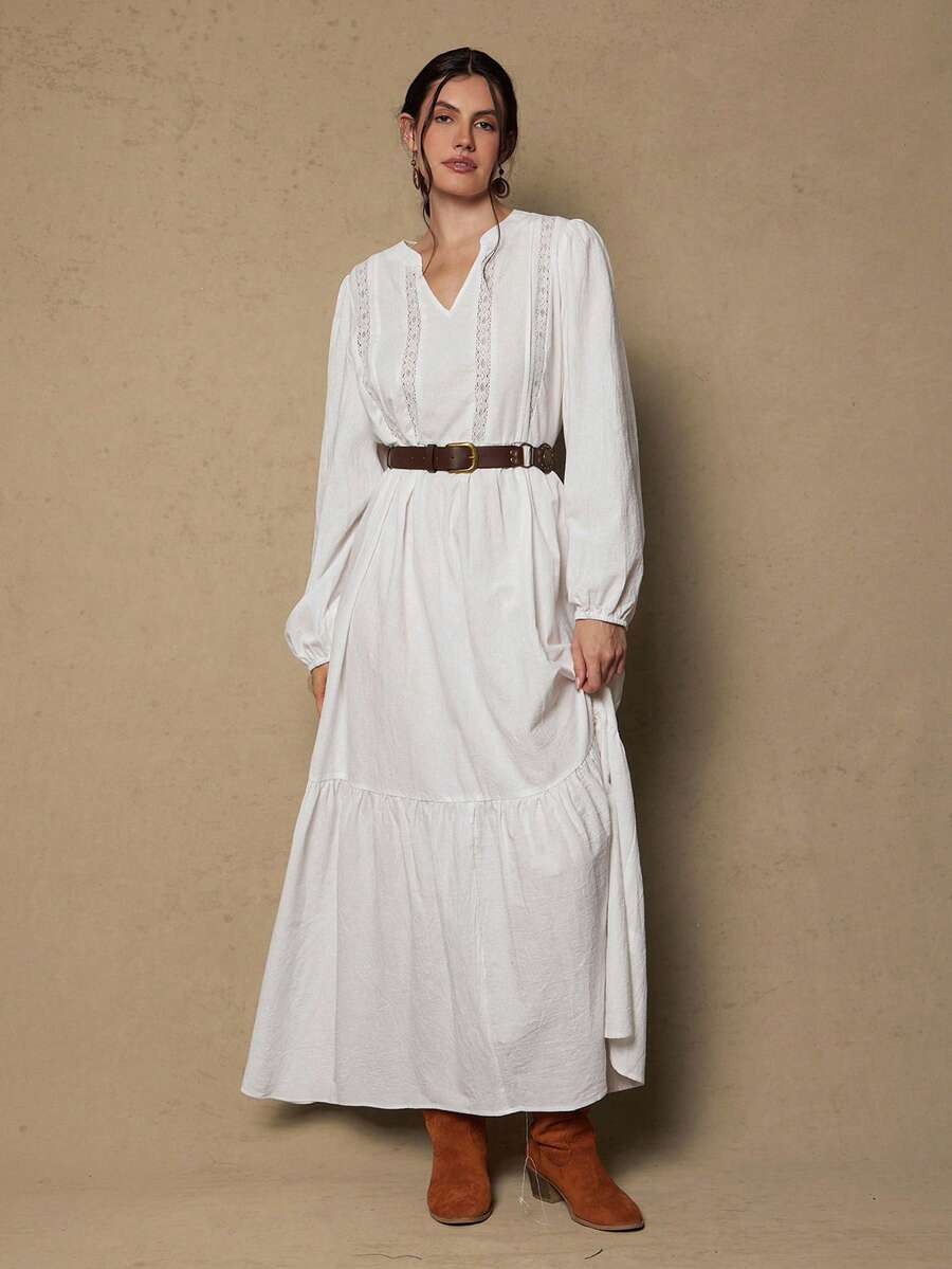 Effortlessly chic and wonderfully comfortable, this long-sleeve dress is your new go-to for laid-back getaways and everyday elegance. The solid color design pairs with any accessory, while the relaxed fit celebrates your curves with confidence. Perfect for resort strolls, casual brunches, or simply feeling fabulous in your own skin. Slip it on and let the good vibes flow.