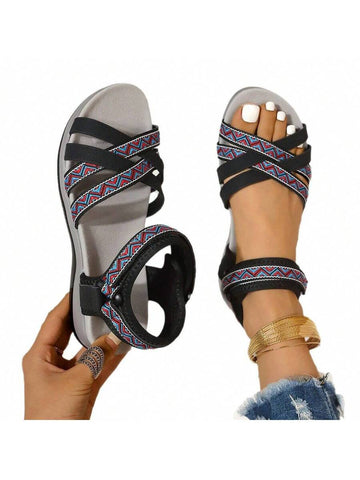Step into summer with these playful plus size casual sandals, perfectly designed for beachside fun. The bohemian fish mouth design adds a quirky, carefree vibe, while the comfortable fit ensures all-day wearability. Whether you're strolling on the sand or enjoying a sunny afternoon, these sandals bring effortless style and comfort to your warm-weather wardrobe.