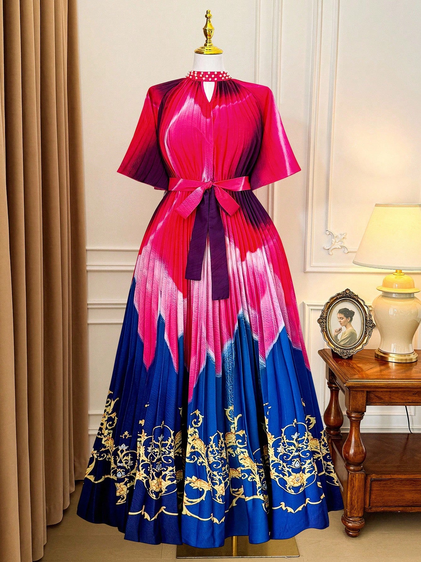 Step out in style with this playful plus size floral print dress designed just for you. Featuring a comfortable round neck and breezy short sleeves, it’s perfect for sunny days and casual outings. The vibrant floral pattern adds a cheerful touch, making it easy to brighten up your wardrobe with effortless charm.