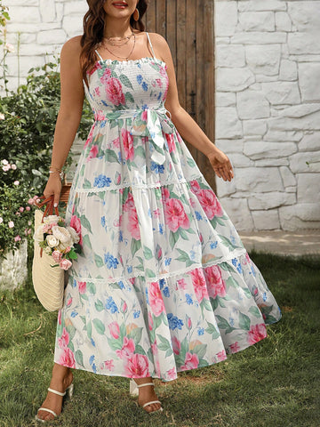 Embrace sunny days in this playful plus size flowy dress, designed to keep you comfortable and stylish all spring and summer. Its breezy fabric and flattering cut make it perfect for parties, casual outings, or any gathering where you want to shine. Twirl, laugh, and enjoy every moment with a dress that moves with you and celebrates your curves.