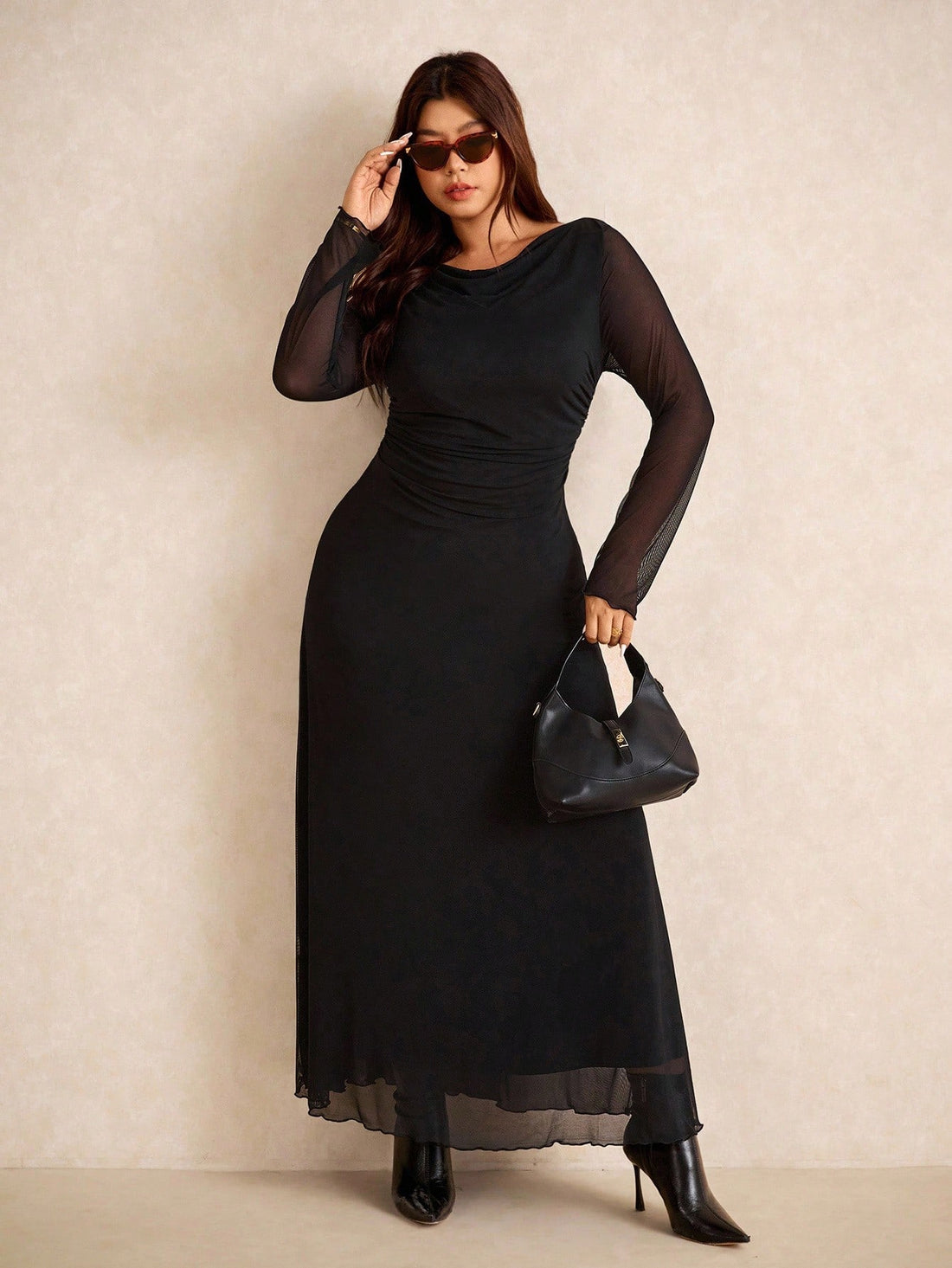 Step out in style this autumn with our Stylish Plus Size Hooded Dress! Crafted from elegant, soft mesh fabric, it hugs your curves with high elasticity, offering both comfort and flair. The playful hood adds a fun twist while keeping cozy vibes on point. Perfect for breezy days when you want to feel fabulous and snug at the same time.