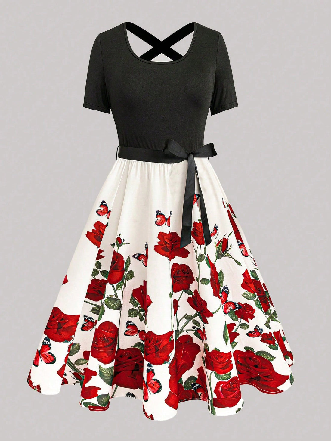 Step into the spotlight this New Year with our Stylish Plus Size Rose Printed Maxi Dress. Flowing and flattering, it celebrates your curves with a vibrant rose print that’s as lively as your party spirit. Perfect for dancing the night away or making a grand entrance, this dress combines comfort and charm for unforgettable celebrations.