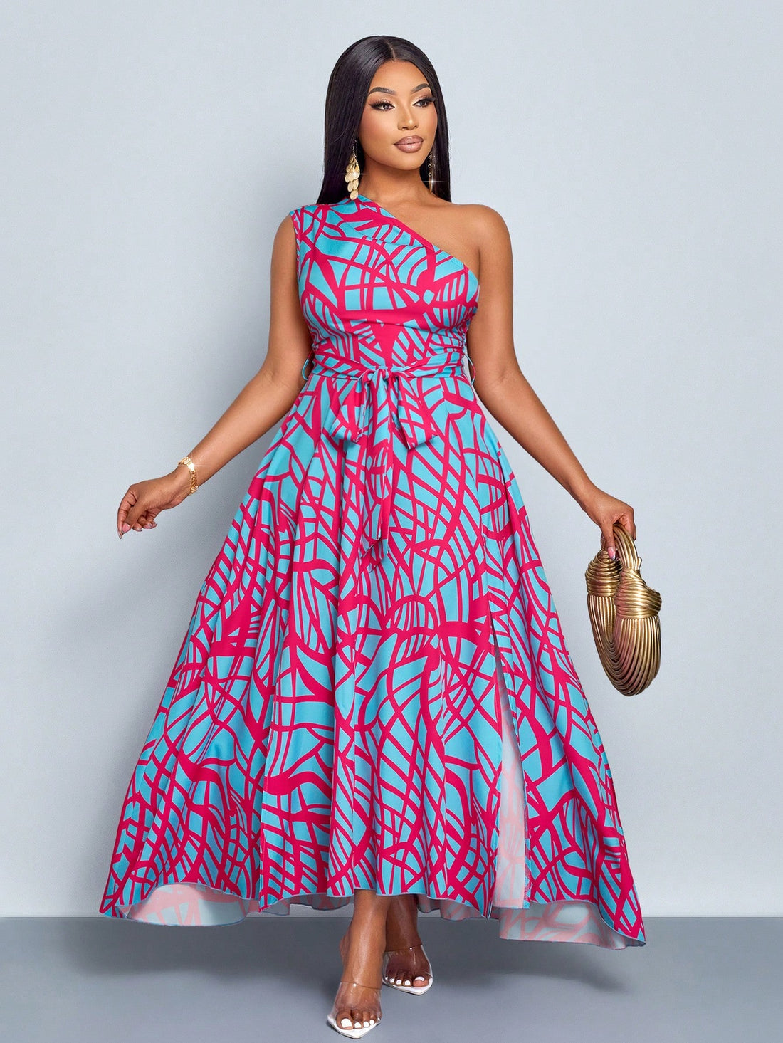 Step into sunny days with this playful plus size spring-summer dress, featuring a vibrant full print that brightens any occasion. The slit hem adds a flirty touch and effortless movement, making it perfect for everyday adventures or casual outings. Comfortable and stylish, this dress celebrates your curves with a fun, fresh look that’s ready to turn heads wherever you go.
