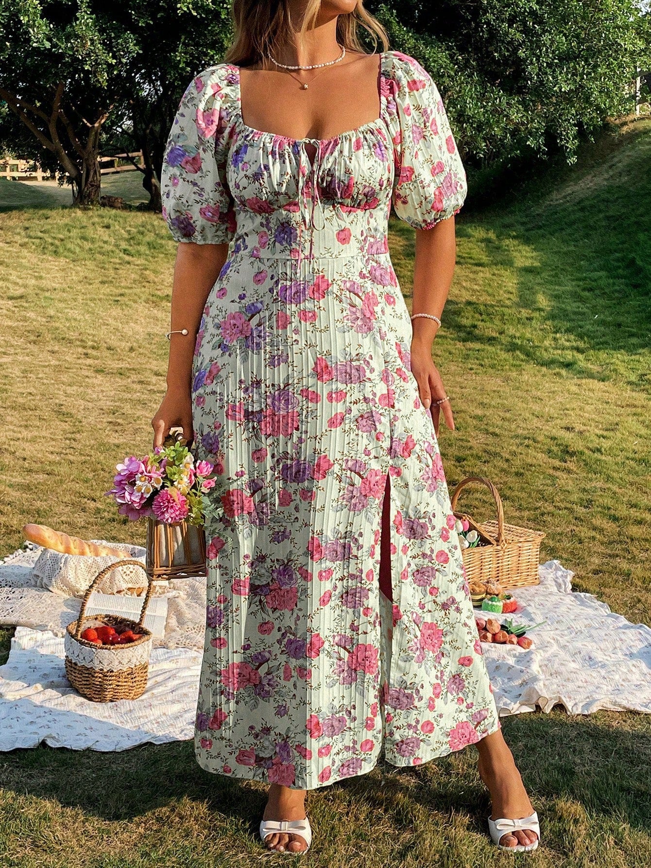 Get ready for effortless summer fashion with our Stylish Plus Size Square Neck Short Sleeve Dress! Perfect for those hot days, this dress features a stylish square neck design and short sleeves for ultimate comfort. Upgrade your summer wardrobe today! (Size inclusive!)