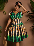 Embrace summer vibes with our fabulous plus size dress that's as comfy as it is cute! This breezy number lets you strut your stuff while staying cool during those sizzling days. Perfect for beach trips, brunches, or just lounging around looking effortlessly chic. Who said comfort can't be trendy? Not us! Flaunt those curves and feel amazing all summer long.