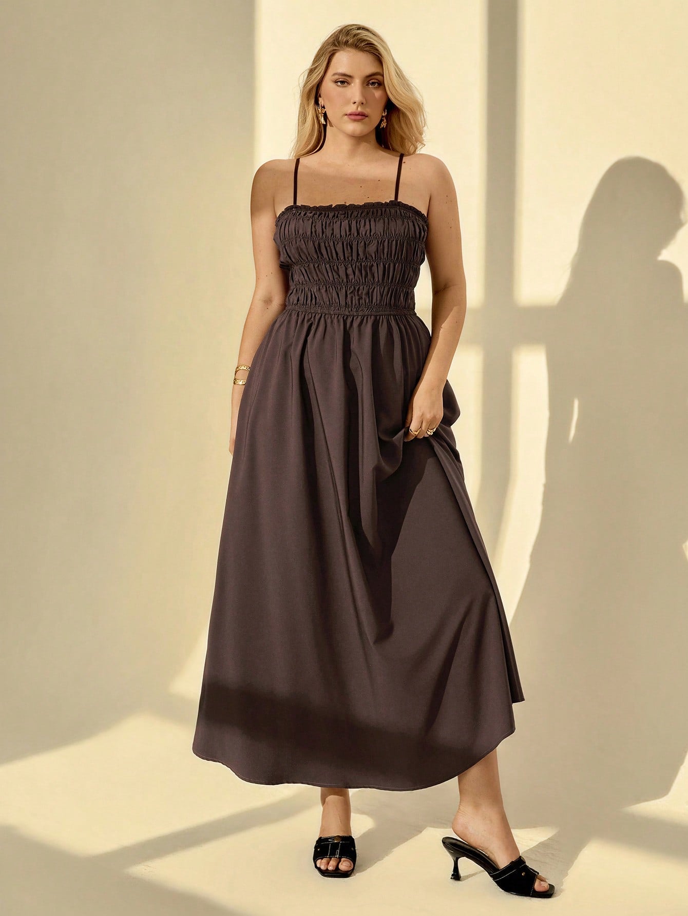 Escape the ordinary in our fabulous plus-size vacation collection! Whether you're lounging on sandy shores or celebrating love at a destination wedding, we've got the perfect outfit waiting for you. Our boho beach dresses flow with effortless charm, featuring breathable fabrics and flattering silhouettes designed for real bodies. Mix and match elegant pieces that transition seamlessly from day to night—think flowing kaftans, chic wrap dresses, and statement-making separates. Each piece celebrates your curve