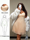 Flaunt your curves with confidence in this stunning rhinestone strap mini dress, expertly designed for pear-shaped figures. The delicate embellished straps add glamorous sparkle while the tailored silhouette flatters your natural shape. Perfect for nights out, parties, or whenever you want to feel absolutely fabulous. Available in plus sizes because every body deserves to shine. Slip it on and prepare for compliments!