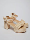 Step into summer with these Stylish Raffia Chunky Heel Platform Sandals! Their playful design and sturdy chunky heel add height and confidence, while the natural raffia texture keeps your look fresh and breezy. Perfect for sunny days and trendy outings, these sandals blend comfort with eye-catching style effortlessly.