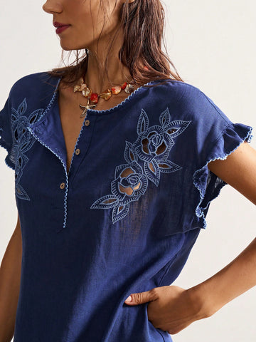 Turn heads with this playful short sleeve V-neck mini dress, crafted from lightweight woven fabric in vibrant solid colors. Its flattering silhouette and breezy design make it perfect for sunny days and spontaneous adventures. Effortlessly chic and comfortable, this dress is your go-to for fun-filled outings or casual gatherings.