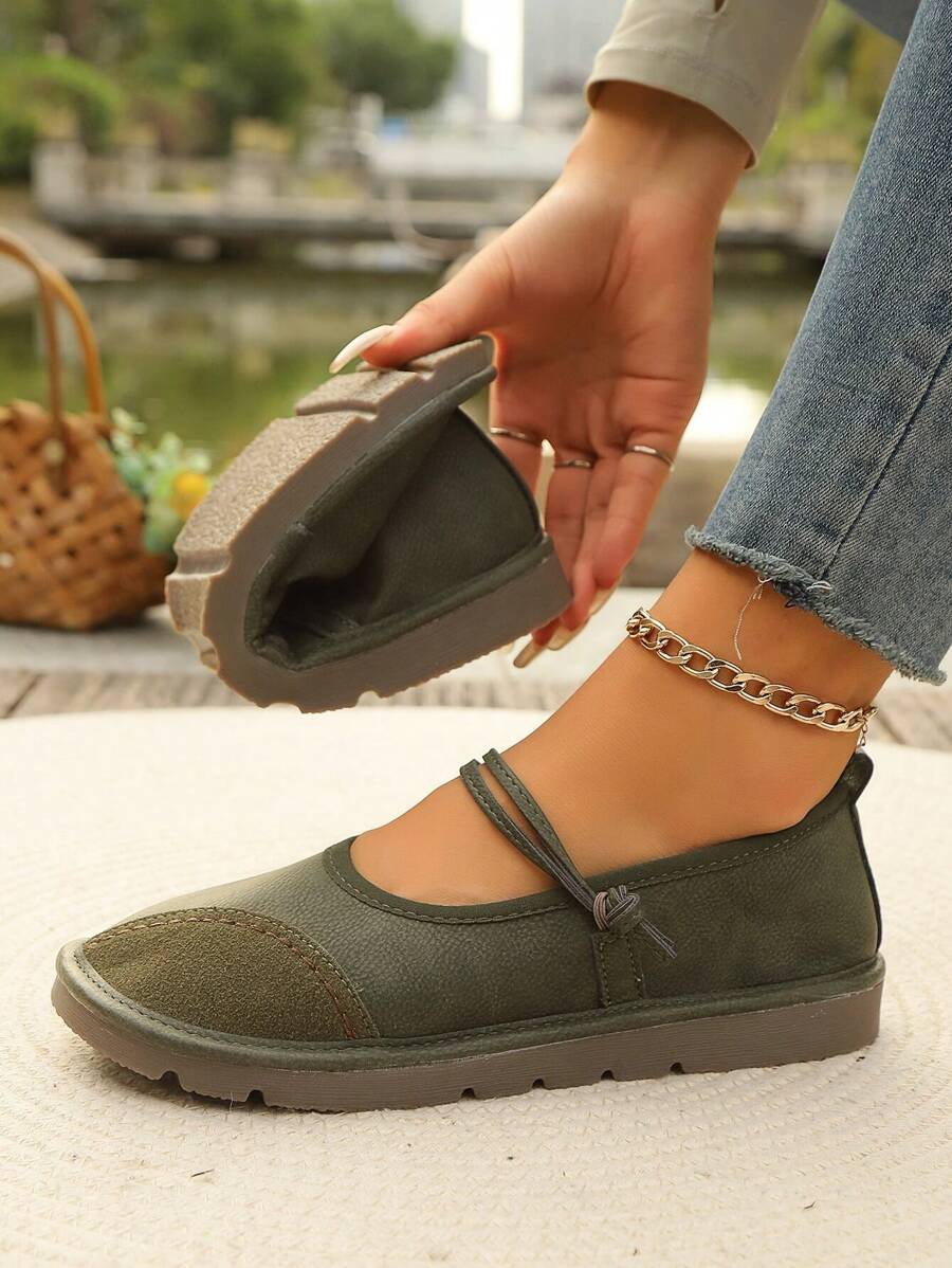 Step out in style with these suede lace-up shoes designed to keep you comfy on your feet all day. Their soft, anti-slip sole makes every step feel like a smooth dance move, perfect for walking with confidence and flair. Whether you're out for a casual stroll or just showing off your fun side, these shoes have got your back (and your soles)!