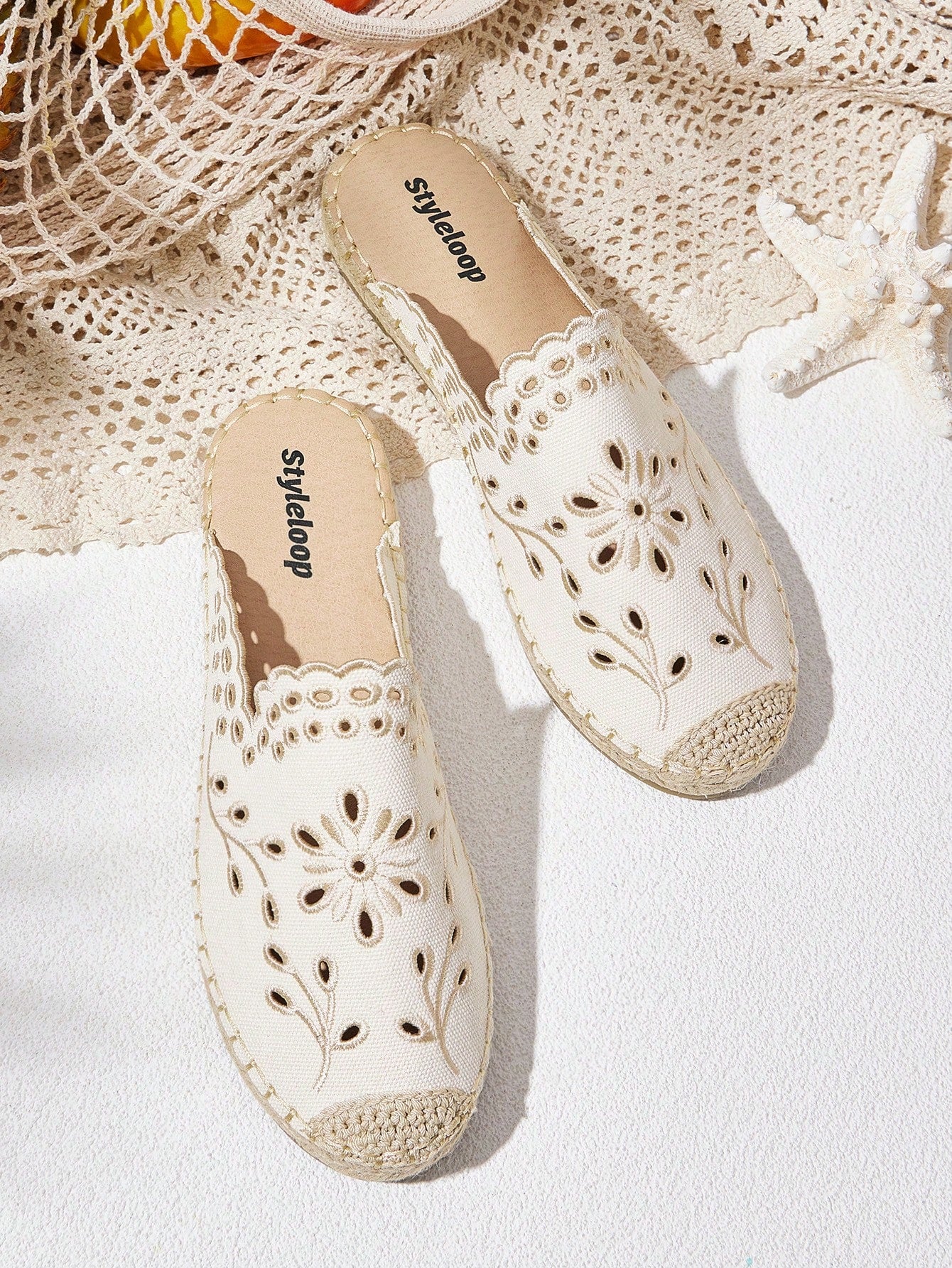 Step into vacation mode with these stylish women's casual slip-on mule shoes! Featuring charming burnout embroidery, they add a playful touch to any outfit. Easy to wear and perfect for relaxed days, these mules combine comfort with a breezy, effortless vibe—ideal for strolling along sunny streets or lounging by the pool.