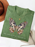 Unleash your quirky faith with our stylish Women's Jesus Graphic Tee! Featuring a bold 'I Know The Plans I Have For You' design, this round neck religious t-shirt is perfect for expressing your faith in a playful and fun way. Show off your unique style and devotion with this must-have tee.