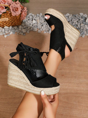 Step into fun and flair with these lightweight rope platform slip-on loafers designed just for women who love casual chic. Their easy slip-on style pairs perfectly with any outfit, while the rope platform adds a playful twist to your everyday look. Comfortable and stylish, these loafers make effortless fashion your new go-to.