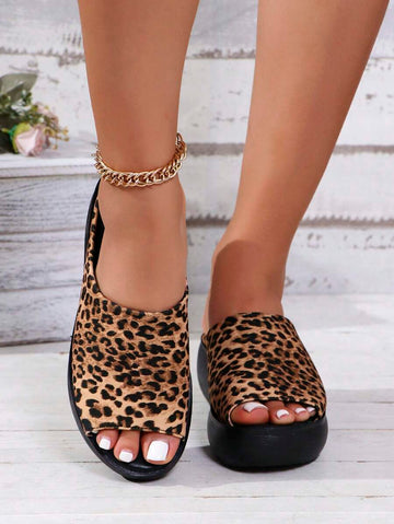 Step out in style and comfort with these playful wedge heel slide sandals! Featuring a thick bottom platform and anti-slip sole, they keep you steady whether you're hitting the town or just lounging around. Perfect for adding a sporty twist to any casual outfit, these slides bring fun and flair to your everyday look.