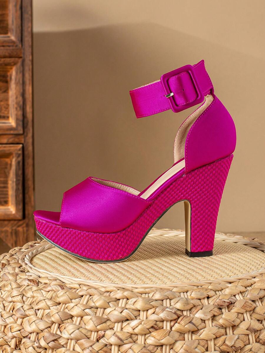 Step into the spotlight with these Stylish Women's Thick Heel Satin Sandals! Perfectly blending comfort and sass, their sturdy thick heel keeps you dancing all night, whether at a club, office, or a night out. The smooth satin finish adds a touch of glam that’s sure to turn heads and elevate any outfit. Embrace the fun side of fashion without sacrificing stability or style!