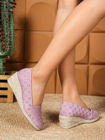 Step into comfort without sacrificing style! These women's wedge heel casual shoes are your new everyday essential. The cushioned thick sole keeps your feet happy during long days, while the round toe design offers a flattering, relaxed fit. Whether you're running errands, meeting friends, or just living your best life, these versatile shoes deliver the perfect blend of casual cool and put-together polish. Elevate your everyday wardrobe with a shoe that actually feels as good as it looks!