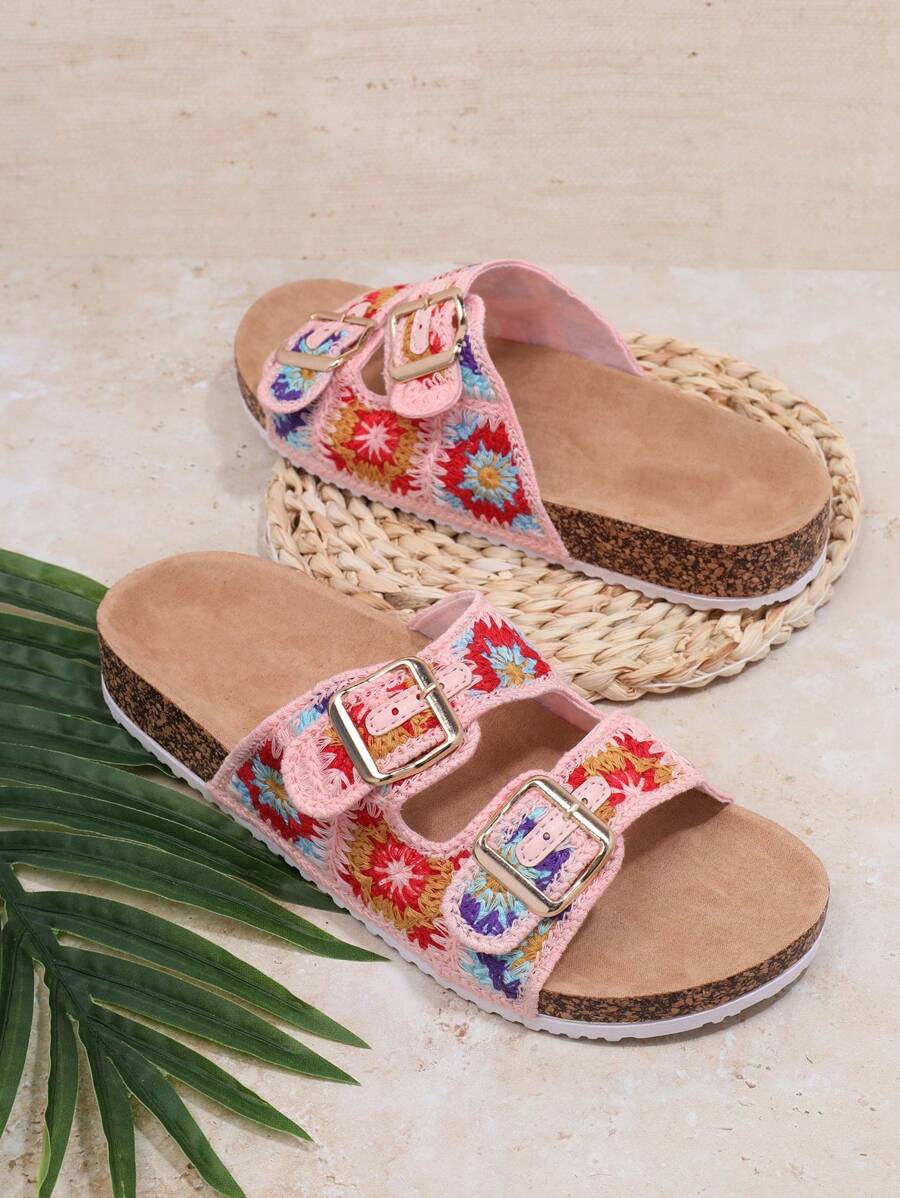 Get ready for all your spring and summer adventures with these stylish wedge heel platform sandals! With a unique design and comfortable fit, these sandals will keep you looking and feeling great for any occasion. Perfect for adding a little extra height and style to your wardrobe.