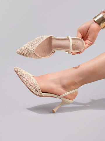 Step out with flair in these playful zebra stripe satin slingback pumps. Featuring a chic pointed toe and eye-catching pyramid heels, they bring bold elegance to any outfit. Perfect for those who love to blend wild patterns with sophisticated style, these pumps add a fun and fashionable twist to your look.