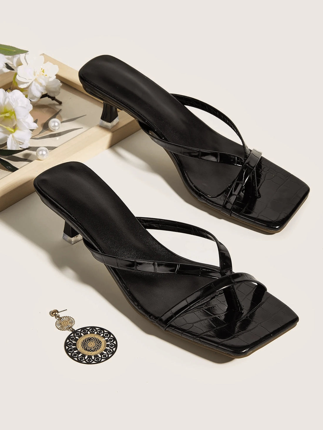 Step into sophistication with these stunning high heel sandals that blend style with all-day comfort. Featuring a chic stone texture finish, they're the perfect statement piece for elevating any outfit—from casual weekend looks to dressed-up evening affairs. The thoughtfully designed heel provides that coveted lift while maintaining wearability, so you can strut with confidence without sacrificing comfort. Whether you're heading to brunch, a night out, or anywhere in between, these versatile beauties adapt 
