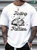 This summer-ready unisex tee brings comfort and charm with its 100% breathable cotton fabric. Featuring a fun cat graphic, the Rolling Fatties Basic Tee is perfect for anyone looking to add a playful touch to their casual wardrobe. Lightweight and soft, it keeps you cool while showing off your love for feline fun. Ideal for men and anyone who likes a relaxed, cozy fit with a quirky twist.