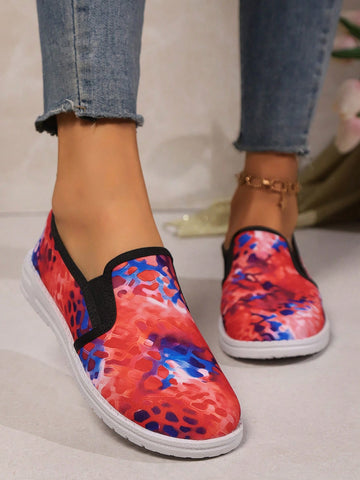 Introducing our 2024 Summer Collection: Trendy Slip-On Printed Women's Flat Shoes. Stay stylish and comfortable with our lightweight and versatile casual shoes that are perfect for any occasion. Experience the latest fashion trends while staying comfortable all day long.