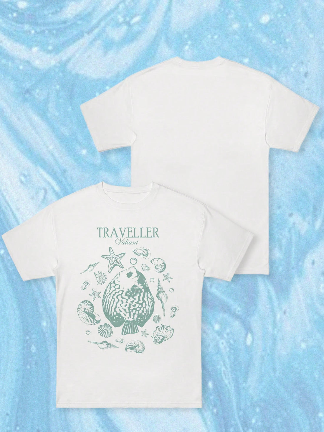 Stay comfortable and stylish this summer with our Summer Breeze oversized tee. Featuring a fun marine animal print, this tee is perfect for any casual occasion. Made from high-quality material, it offers a breezy feel while providing a flattering oversized fit. Upgrade your wardrobe and make a statement with our Summer Breeze tee.