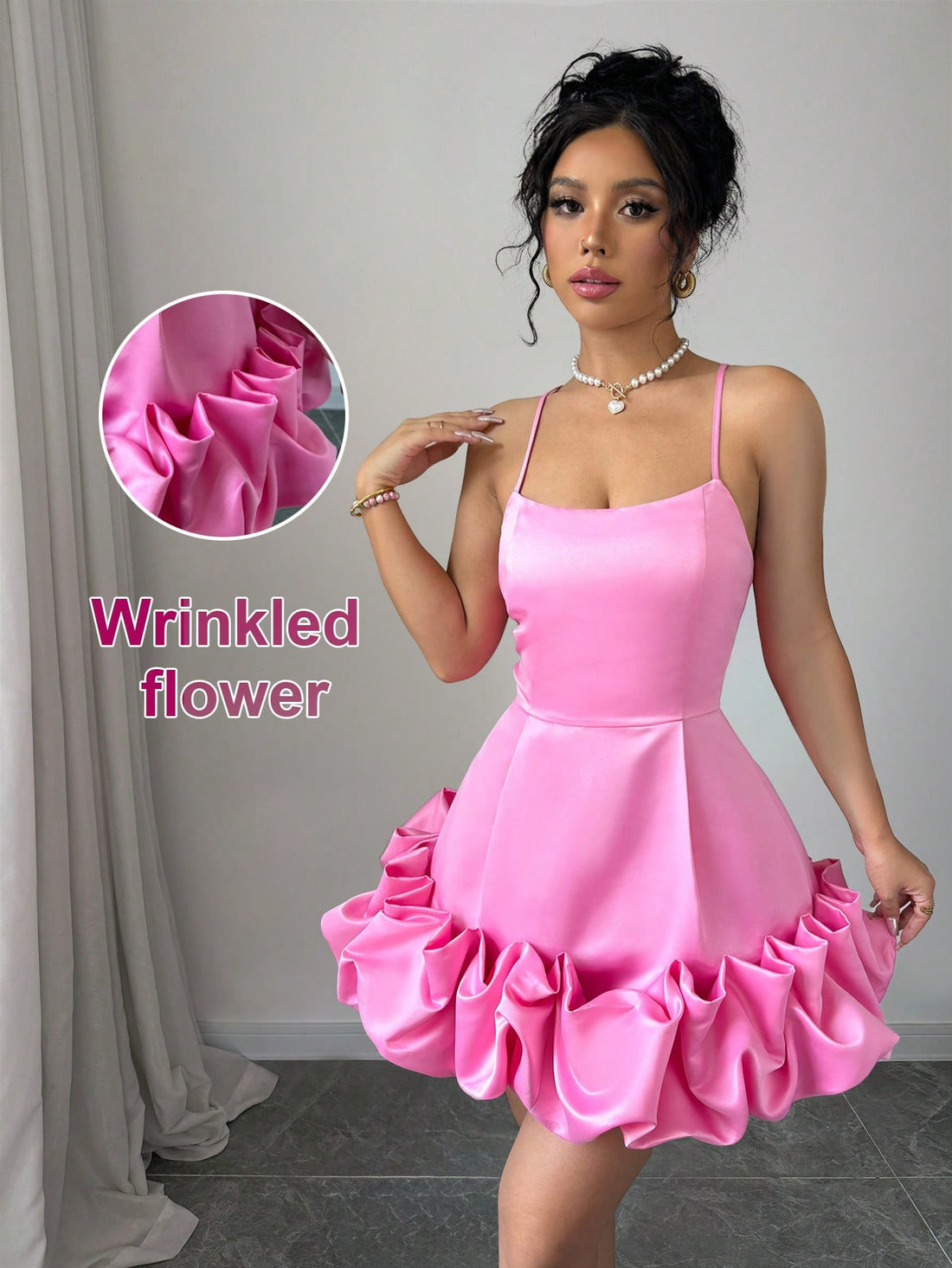 Stay cool and chic this summer with our Criss-Cross Backless Ruffle Hem A-Line Dress. The perfect dress for any occasion, its figure-flattering A-line silhouette and delicate ruffle hem will make you feel effortlessly stylish. The criss-cross back adds a touch of intrigue, making it the perfect summer statement piece.