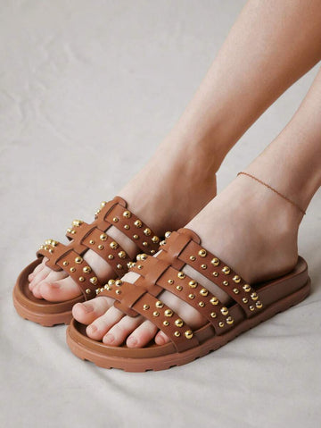 Step into summer with these chic flat sandals designed to keep you stylish and comfortable all day long. Their versatile design pairs effortlessly with any outfit, making them your go-to choice for beach days, brunches, or casual strolls. Lightweight and breathable, they let your feet breathe while adding a playful touch to your look. Perfect for every sunny occasion, these sandals bring fun and flair to your warm-weather wardrobe.