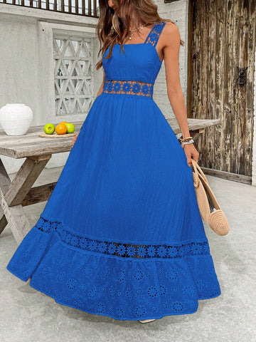 Twirl into summer with our lace-textured A-Pendle strap dress! This flirty number transitions effortlessly from beachside strolls to afternoon teas with a splash of elegance. The lightweight fabric keeps you cool while the playful silhouette ensures you're the sunshine of any casual holiday gathering. Dance, laugh, and make memories in this versatile summer essential!