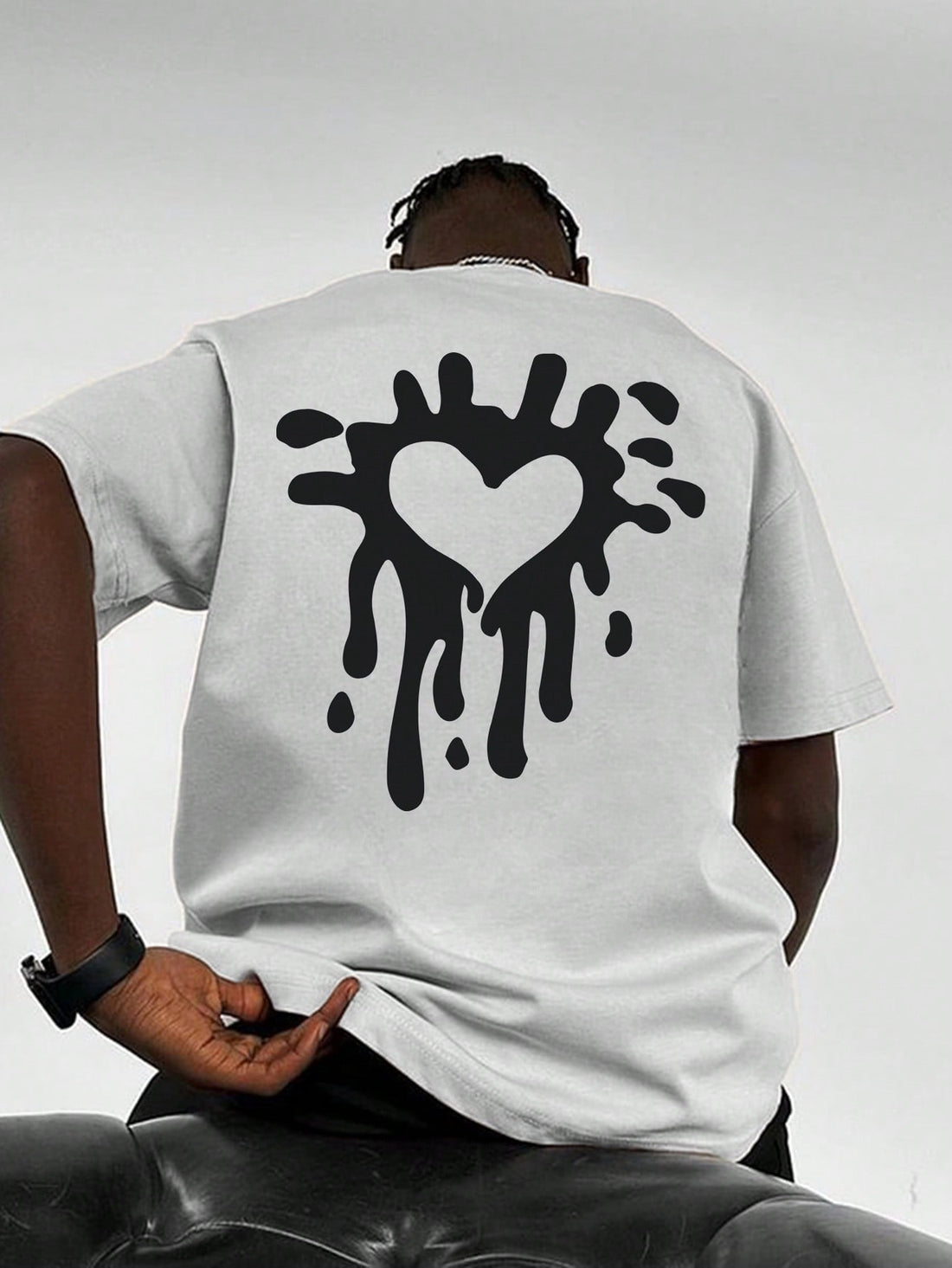 Elevate your casual style this summer with our Summer Vibes men's heart print short sleeve t-shirt. Made with quality materials and a trendy heart print design, this shirt is perfect for any casual occasion. Embrace the carefree summer vibes while staying stylish and comfortable.