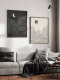 Add a touch of whimsy to your modern minimalist home decor with our Sun and Moon Bohemian Canvas Art Set. The contrasting symbols of the sun and moon offer a unique and playful vibe to any room. Perfect for those who don't take themselves too seriously.