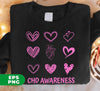 Raise awareness and show support for heart disease patients with these digital files featuring a CHD love heart design. Perfect for Heart Disease Month and for cardiac warriors. Instantly downloadable Png files for easy sublimation.