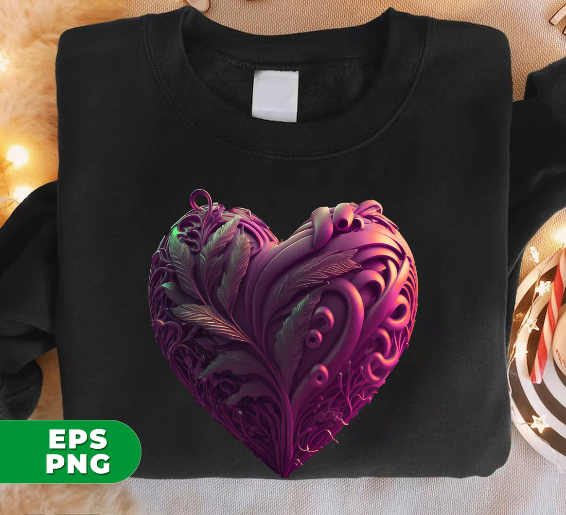 Experience love in every dimension with our Pink Heart 3D Floral Shirt. The intricate floral design is composed of real heart shapes, and the digital files allow for easy customization. Adorn yourself with love and style in this unique sublimation shirt.