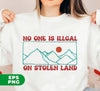 This digital file bundle features high-quality png images promoting social justice and anti-racism activism, specifically focused on Native American communities. These files can be easily used for sublimation and are perfect for anyone passionate about promoting equal rights and representation. Stand up and make a statement with these powerful images.