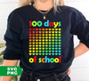 100 Days Of School, School In My Heart, Back To School, Digital Files, Png Sublimation