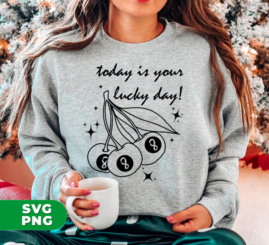 Introducing "Today Is Your Lucky Day" - a collection of digital PNG files perfect for sublimation projects. With "Lucky Day", "Love This Lucky", and more, you'll have endless opportunities to add a touch of luck to your crafts. Get your hands on these files today and start creating!