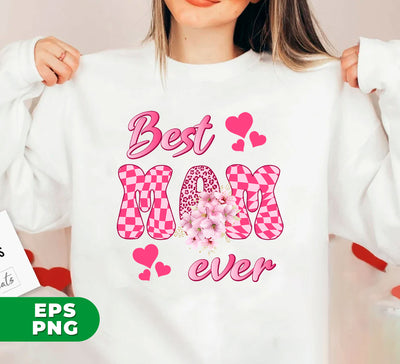 Best Mom Ever, Groovy Mom, Mother's Day Gift, Digital Files, Png Sublimation