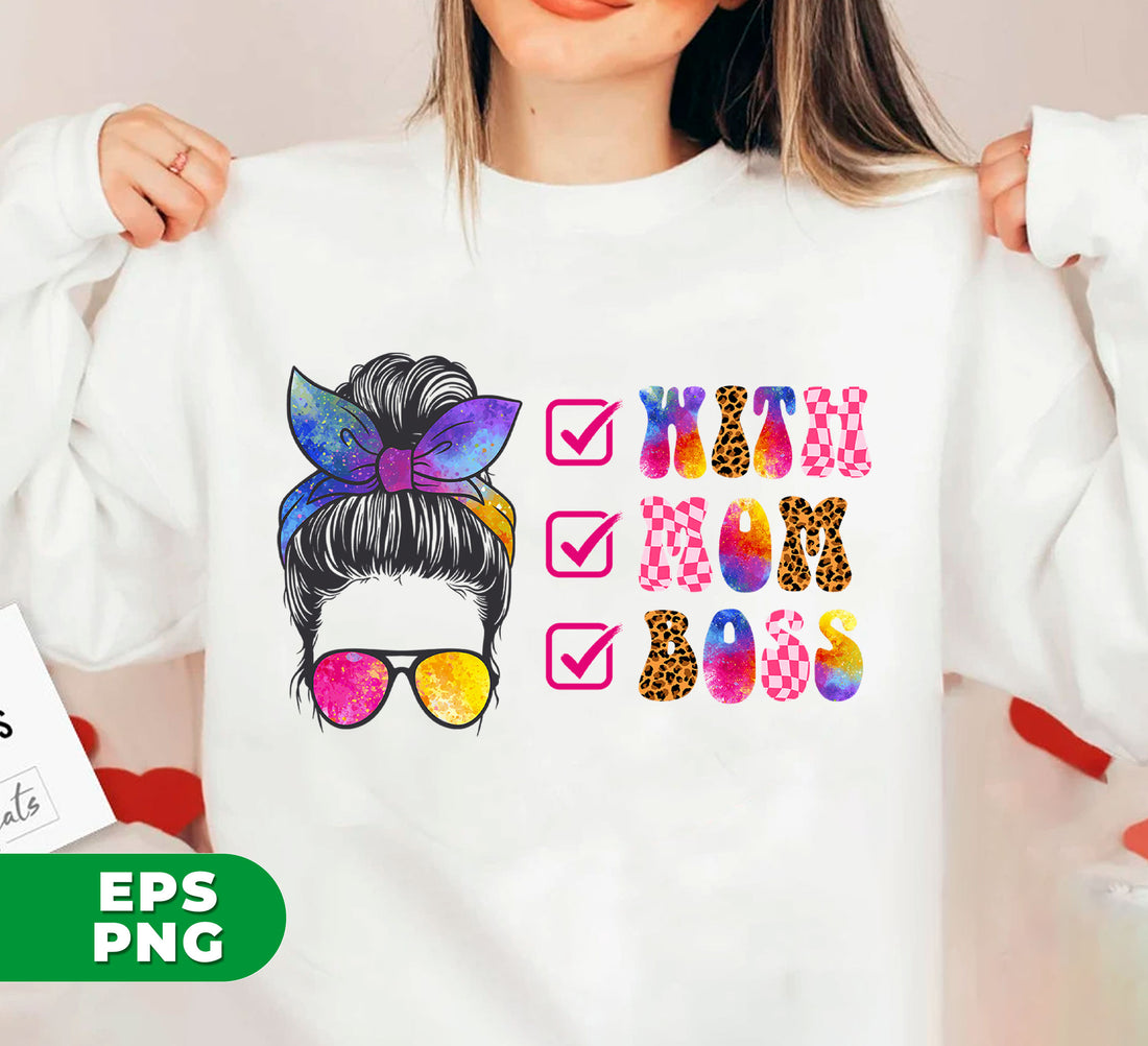 Celebrate Mom this Mother's Day with our beautiful and unique Floral Mom Boss design! Perfect for the busy and stylish mom, our digital files are versatile and can be used for sublimation or printing. Show off your messy bun while rocking this special design that celebrates the boss mom in you.