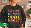 Experience the beach like never before with our Sunny Beach And Games set. Have a blast playing beach volleyball and other beach games while enjoying the sun and sand. Our high-quality digital files and png sublimation ensure a smooth and seamless experience. Perfect for beach lovers and game enthusiasts alike.