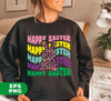 Celebrate Easter with our Happy Easter, Cute Bunny, Easter Bunny, and Groovy Easter digital files! These Png Sublimation files are perfect for creating festive decorations and gifts. Bring joy to your loved ones with these cute and versatile designs. Happy Easter!