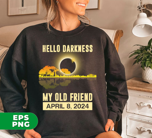 Experience an unforgettable moment in history with our digital file collection featuring the April 8 2024 Total Solar Eclipse. With high-quality Png sublimation images, capture the beauty and science of this rare event. Perfect for educational use or as a unique addition to any collection.