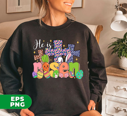 Celebrate the Easter season with these digital files featuring powerful messages of hope and faith. "He Is Risen" and "Leopard Risen" designs add a touch of inspiration to your holiday projects. Perfect for sublimation and available in high-quality PNG format.