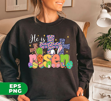 Celebrate the Easter season with these digital files featuring powerful messages of hope and faith. "He Is Risen" and "Leopard Risen" designs add a touch of inspiration to your holiday projects. Perfect for sublimation and available in high-quality PNG format.