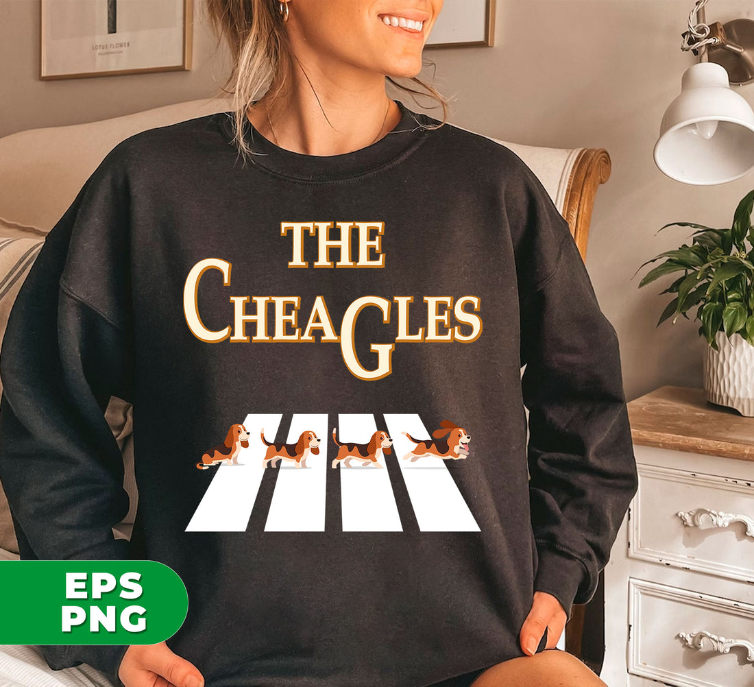 Upgrade your Cheagle game with our digital files! Show your love for this unique breed with these personalized PNG sublimation designs. Perfect for Cheagle owners and lovers alike. Add a touch of cuteness to any project or gift.