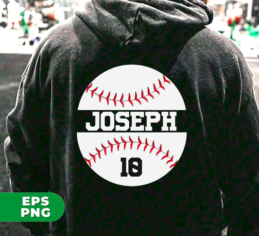 Create a personalized baseball player with custom name and number. Receive digital files in PNG format for easy sublimation. Perfect for adding a unique touch to your team's uniforms or for showcasing your own favorite player. Expertly crafted for a professional and polished look.
