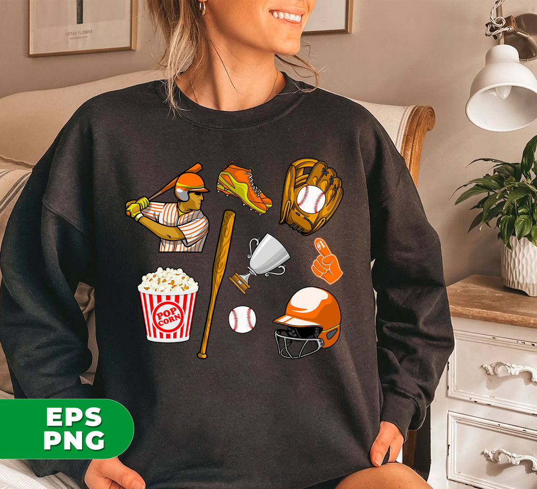 Enhance your love for baseball with our Baseball Element digital files! Perfect for creating team decorations and gear, these PNG sublimation files will take your game to the next level. Get ready to play with Game On and show your love for the sport with these high-quality designs.