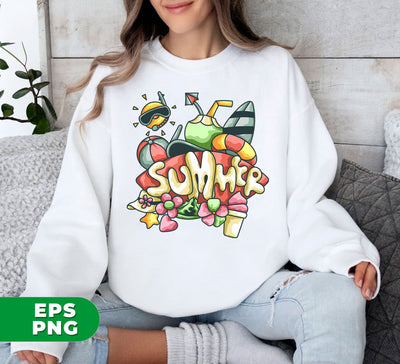 Summer Lover, Summer Vibes, Love Summer, Summer Gift, Digital Files, Png Sublimation